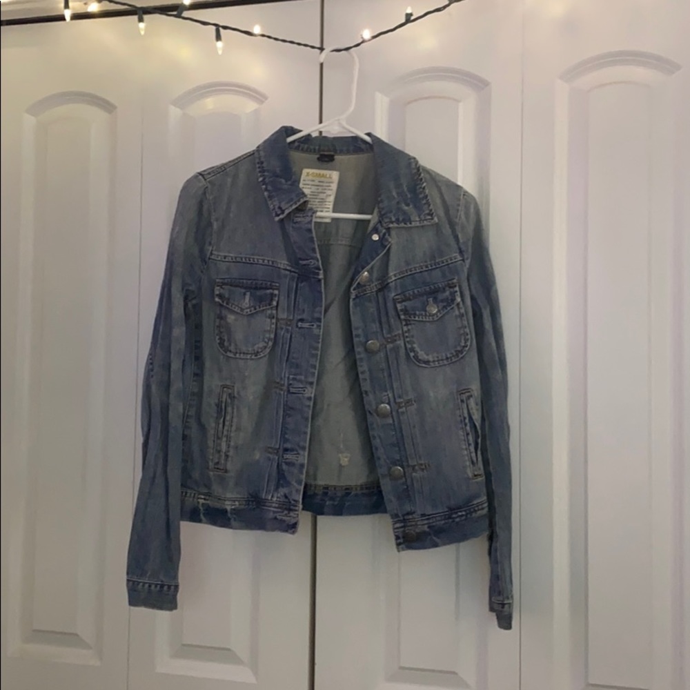 Jcrew denim jacket classic style